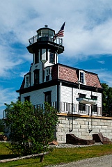 Colchester Reef Light on Sunny Summer Day in Vermont